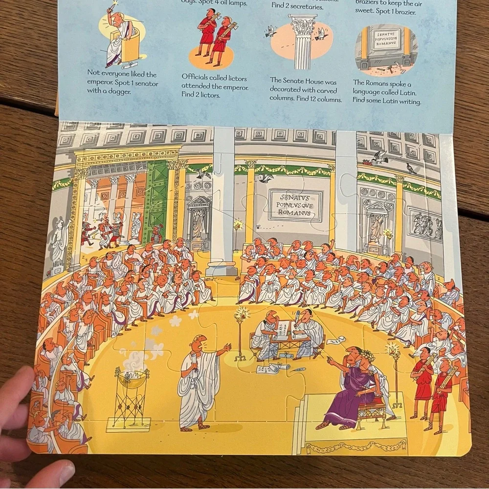 Ancient Romans Jigsaw Book (Usborne Jigsaw Books) | homeschool